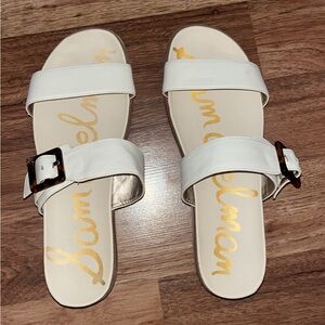 Sam Edelman Augustine Slide Platform Ivory Sandals- Size 10